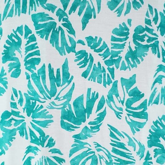 Lands End Cardigan Jersey Knit Rayon Long Sleeve Tropical Womens Plus Size 3X - Picture 7 of 11